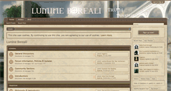 Desktop Screenshot of lumineboreali.net