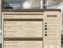 Tablet Screenshot of lumineboreali.net